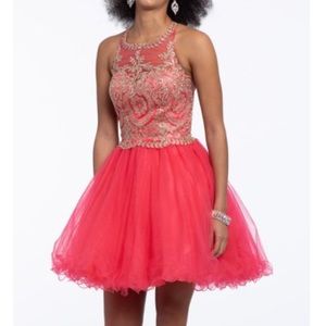 Coral/Pink Prom dress